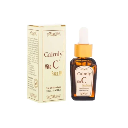 Calmly Vita-C Face Serum - Natural Brightening Elixir (Oil-Based) | 20ml