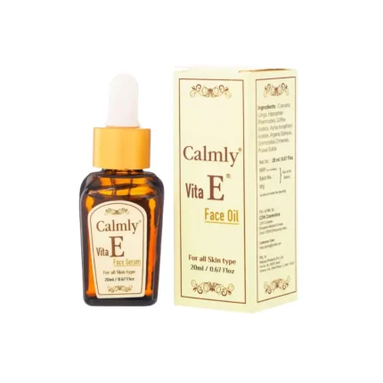 Calmly Vita-E Face Serum - Skin Healing Elixir (Oil-Based) | 20ml
